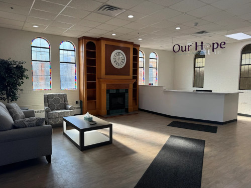 Communal lounge at Our Hope Association Walker Avenue in Grand Rapids