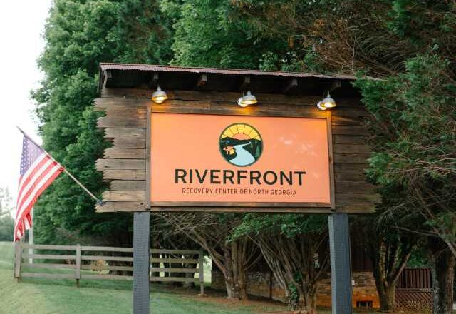 Residential cabin interior at Riverfront Recovery in Hiawassee, Georgia
