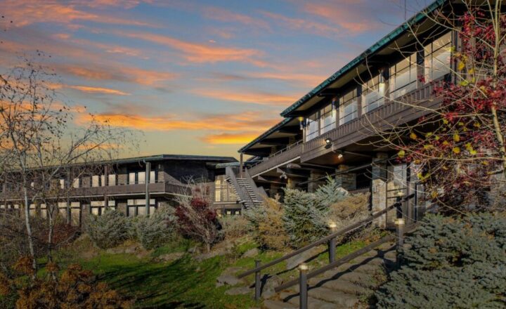 The Bluffs residential treatment lodge overlooking Atwood Lake in Sherrodsville, Ohio