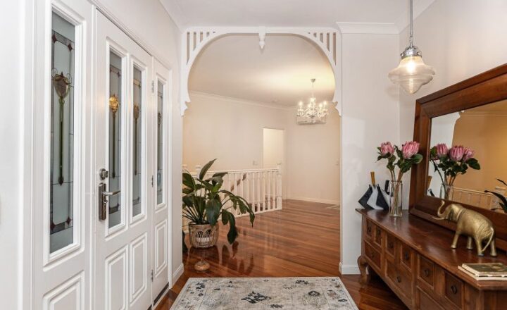 Entrance hall at The Hermitage Centre residential retreat on the Gold Coast