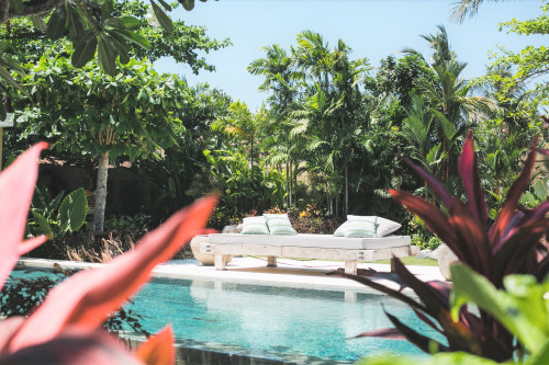 Pool and residential buildings at The Place Retreats in Seminyak, Bali
