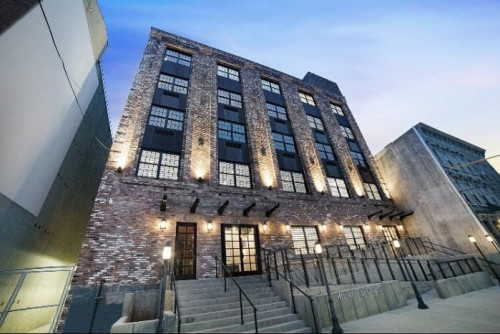 Urban Recovery treatment facility exterior at 411 Van Brunt Street in Red Hook, Brooklyn